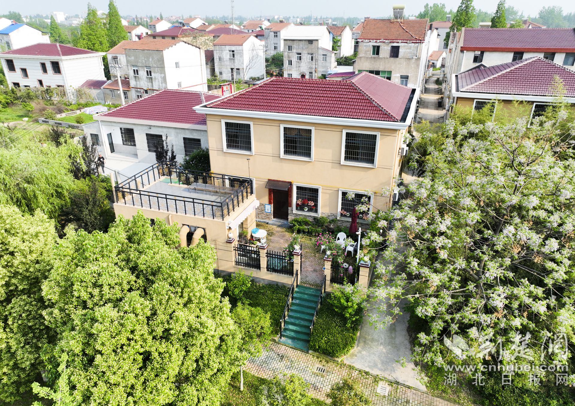 西王村村民王偉因地制宜，把房前屋后改造成別致小院，還開起了農(nóng)家樂。1.jpg.jpg